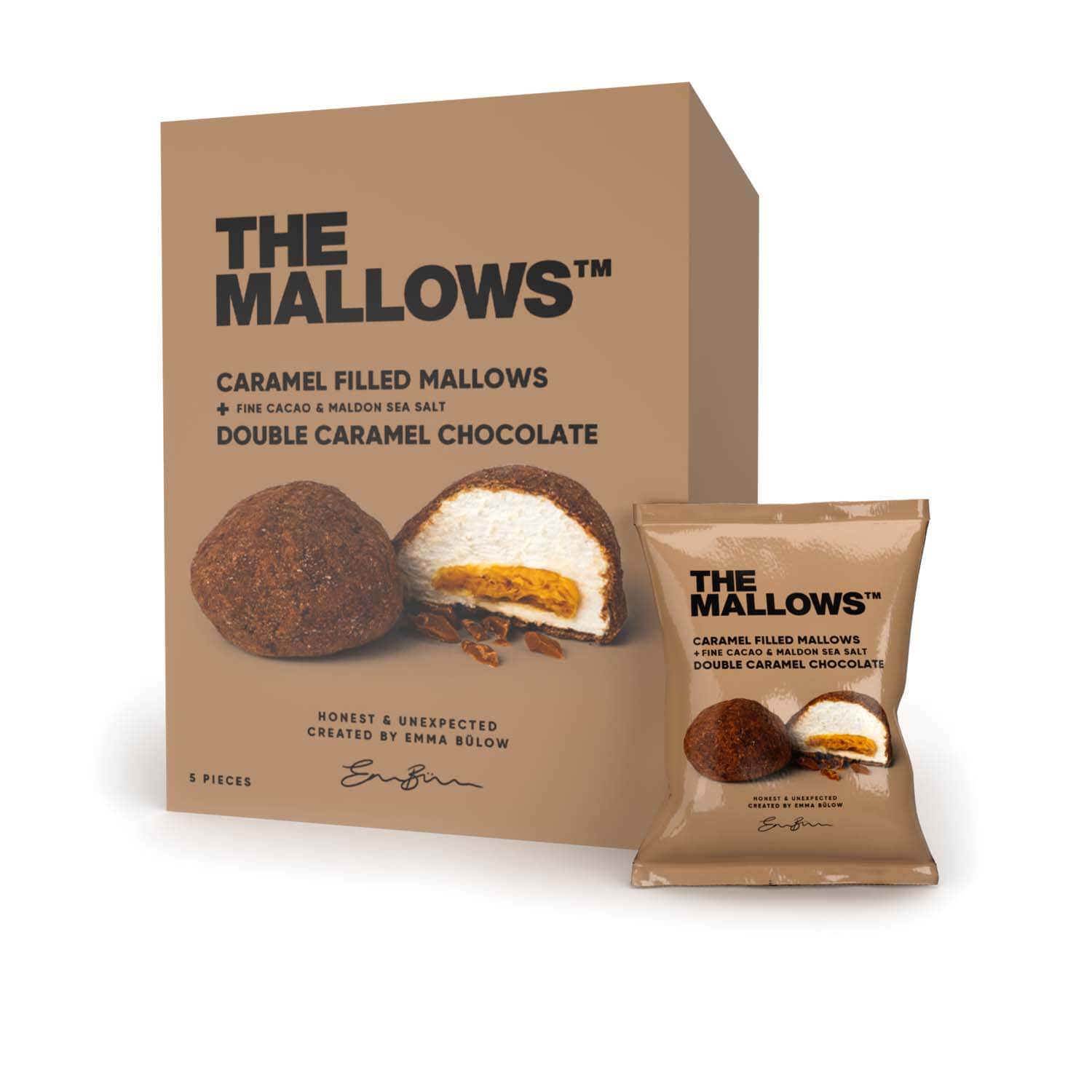 The Mallows-Caramel Filled Mallows-Double caramel
