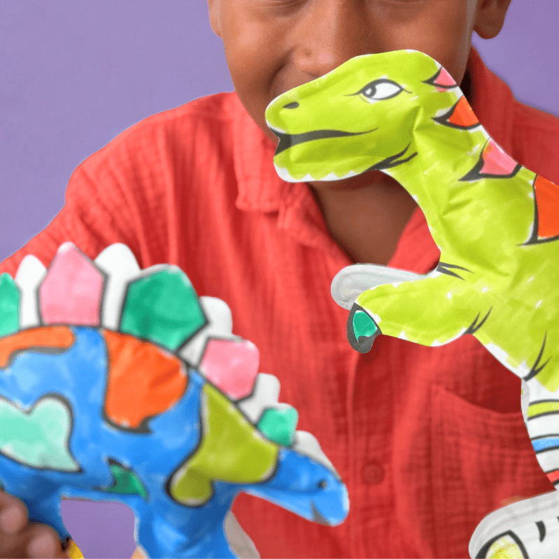 Ara Creative Täispuhutavad värvimislehed – 2 dinosaurust värvimiseks