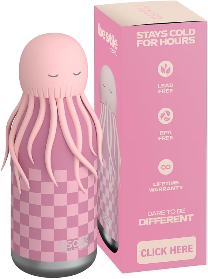 Asobu Bestie veepudel – lekkekindel termos yellyfish