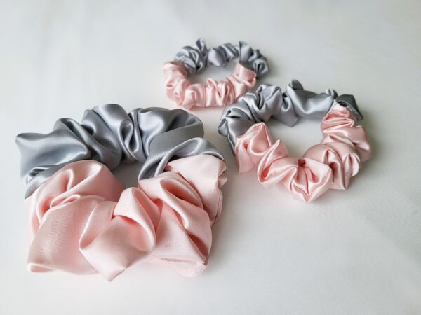 Mönna siidist patsikumm | Pink-Grey