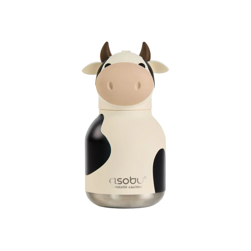 Asobu Bestie Mini lekkekindel termospudel | Cow, 200ml