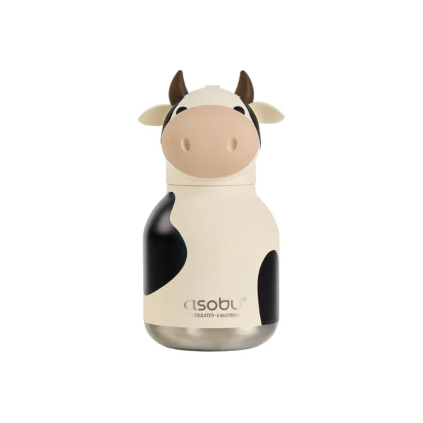 Asobu Bestie Mini lekkekindel termospudel | Cow, 200ml