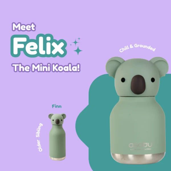 Asobu Bestie Mini lekkekindel termospudel | Koala, 200ml